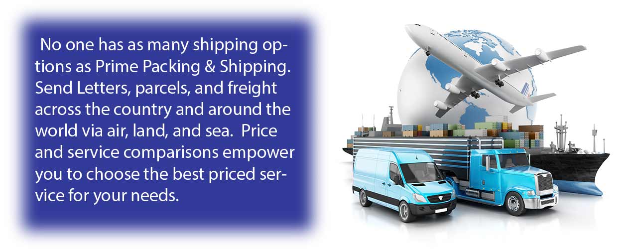 Shipping Option - UPS, DHL, FedEx, USPS